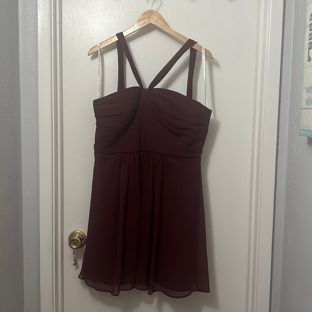 Maroon bridesmaids dress. Worn once.